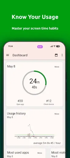 Скриншот 1 — App Usage - Управление/Слежка