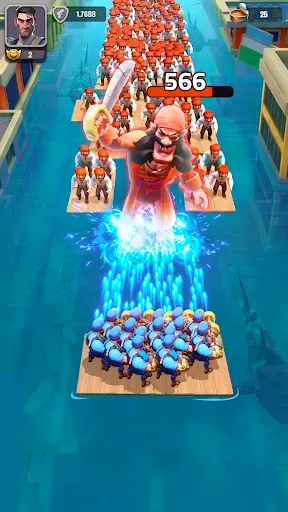 Скриншот 4 — Raft War: Выживание