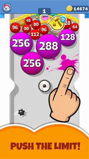 Скриншот 1 — Puff Up - Balloon puzzle game