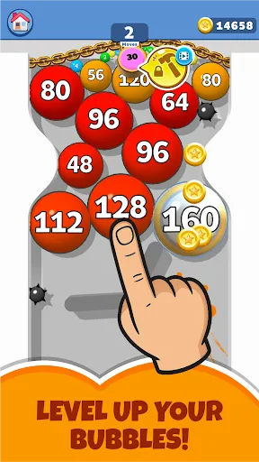 Скриншот 2 — Puff Up - Balloon puzzle game