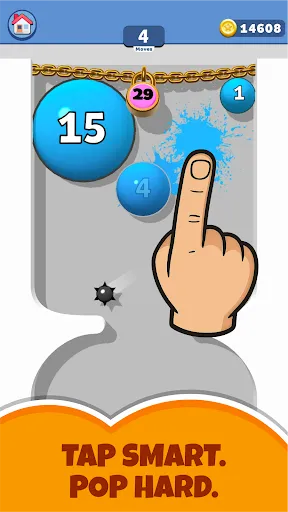 Скриншот 3 — Puff Up - Balloon puzzle game