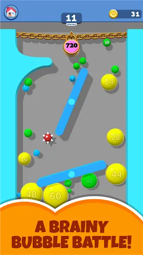 Скриншот 4 — Puff Up - Balloon puzzle game