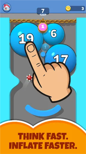 Скриншот 5 — Puff Up - Balloon puzzle game