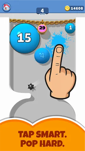 Скриншот 8 — Puff Up - Balloon puzzle game