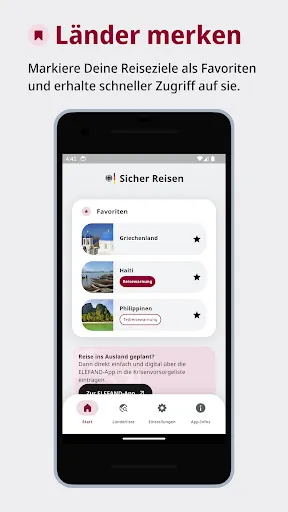 Скриншот 2 — Sicher Reisen
