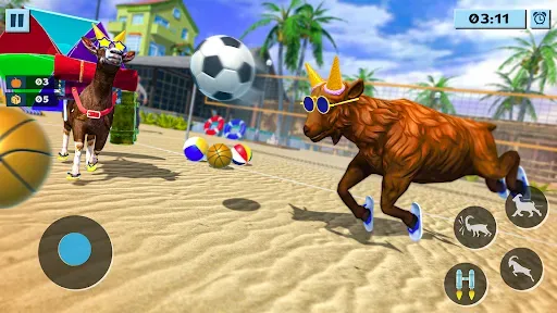 Скриншот 1 — Super Goat Hero Simulator Game