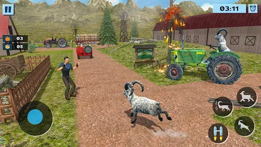 Скриншот 3 — Super Goat Hero Simulator Game