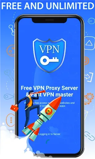 Скриншот 1 — VPN Proxy master Server & Fast
