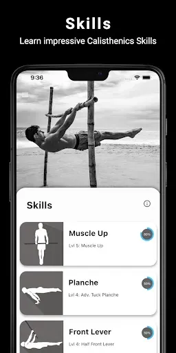 Скриншот 1 — Thenics: Calisthenics Coach