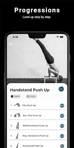Скриншот 2 — Thenics: Calisthenics Coach
