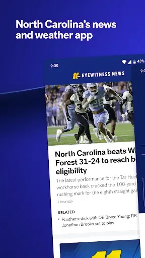 Скриншот 1 — ABC11 North Carolina
