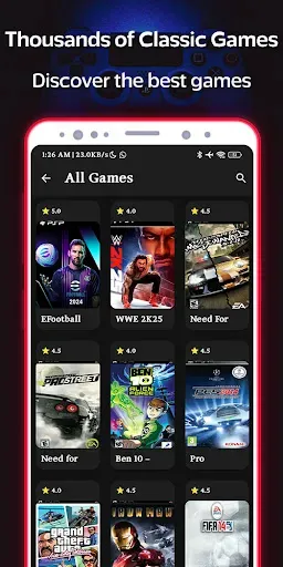 Скриншот 2 — PSP Games Library Hub