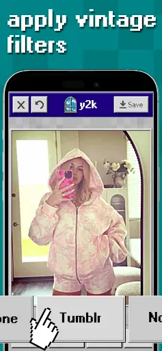 Скриншот 2 — y2k: 2000s photo editor