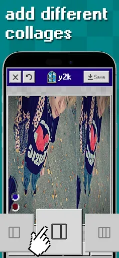 Скриншот 4 — y2k: 2000s photo editor