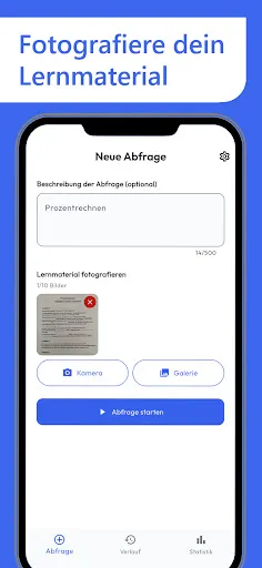 Скриншот 1 — Abfrage Held – KI Lernhelfer