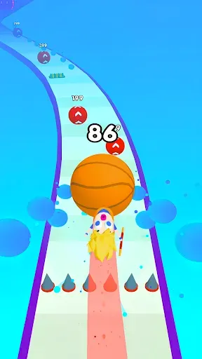 Скриншот 4 — Alphabet Run: Rolling Balls