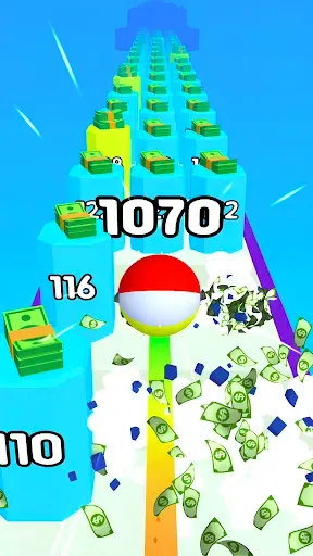 Скриншот 5 — Alphabet Run: Rolling Balls