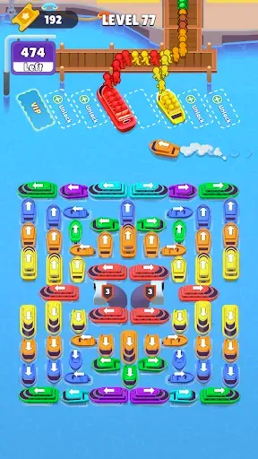 Скриншот 1 — Boat Craze: Traffic Escape