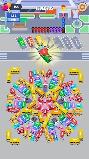 Скриншот 2 — Bus Sort: Car Parking Jam