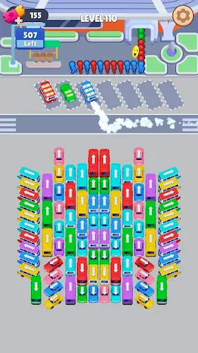 Скриншот 6 — Bus Sort: Car Parking Jam