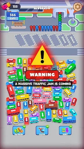 Скриншот 7 — Bus Sort: Car Parking Jam