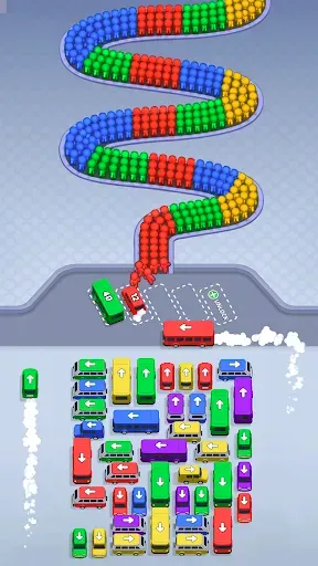 Скриншот 8 — Crowd Escape: Bus Puzzle