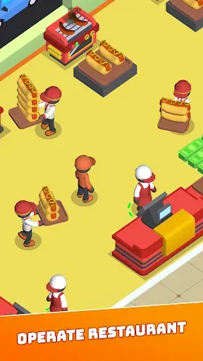 Скриншот 1 — Hotdog Bitte: Idle Tycoon