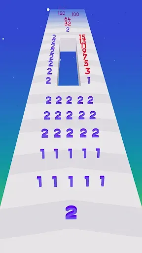 Скриншот 1 — Numbers Merge: Plus and Run!