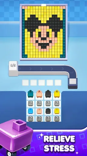Скриншот 3 — Pixel Escape: Sorting Color