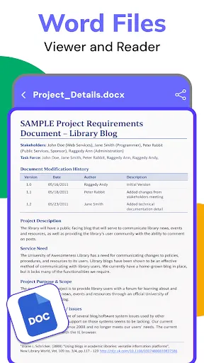 Скриншот 3 — All Document Reader - PDF/Word
