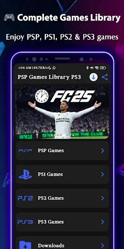 Скриншот 1 — PSP Games Library PS3
