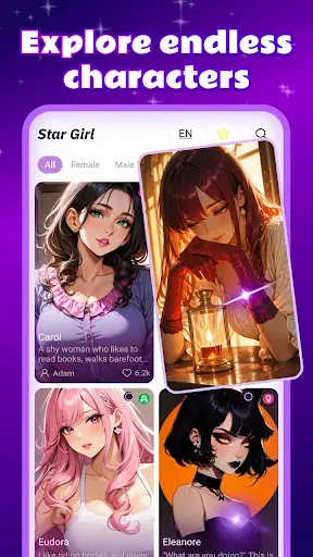 Скриншот 2 — Star Girl:Cosmic Conversations