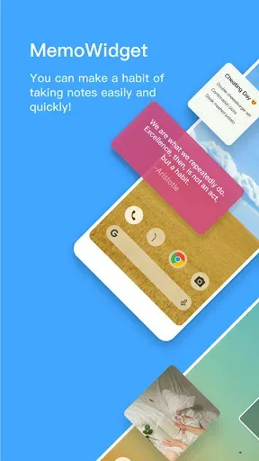Скриншот 1 — Memo Widget (to-dos&ideas)