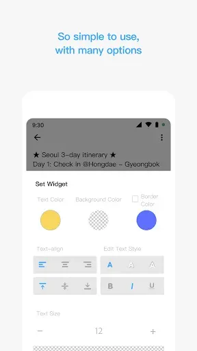 Скриншот 4 — Memo Widget (to-dos&ideas)