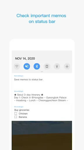 Скриншот 6 — Memo Widget (to-dos&ideas)