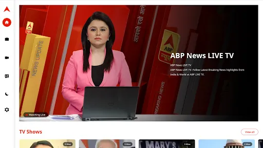 Скриншот 6 — ABPLIVE TV App: LIVE TV & News