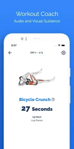 Скриншот 4 — Core Exercises - Abs Workouts