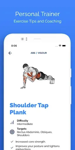 Скриншот 5 — Core Exercises - Abs Workouts