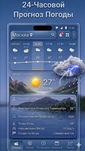 Скриншот 5 — Weather: радар и виджеты