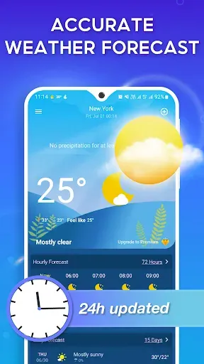 Скриншот 2 — Прогноз погоды - Живая погода