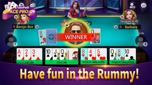 Скриншот 4 — Teenpatti Ace Pro -poker,rummy