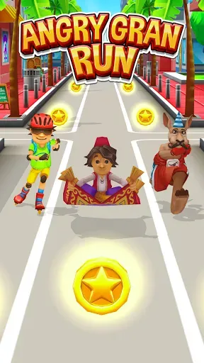 Скриншот 4 — Angry Gran Run - Running Game
