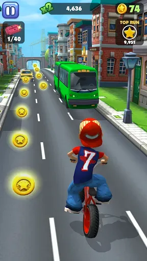 Скриншот 4 — Велосипедная гонка -Bike Blast