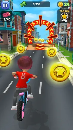 Скриншот 5 — Велосипедная гонка -Bike Blast