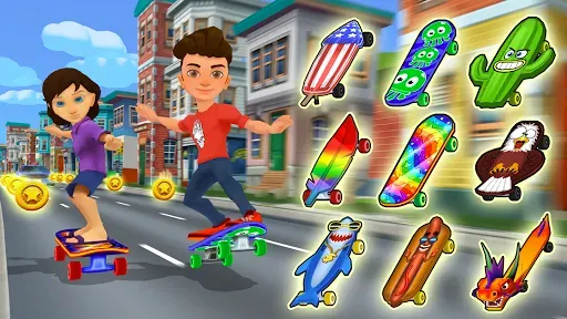 Скриншот 1 — Skater Run Skate Park