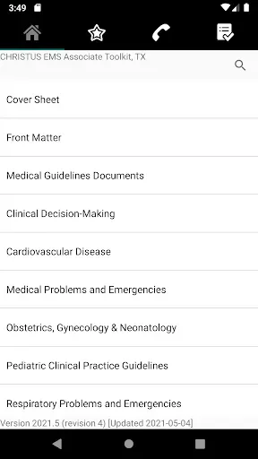 Скриншот 1 — CHRISTUS EMS Associate Toolkit