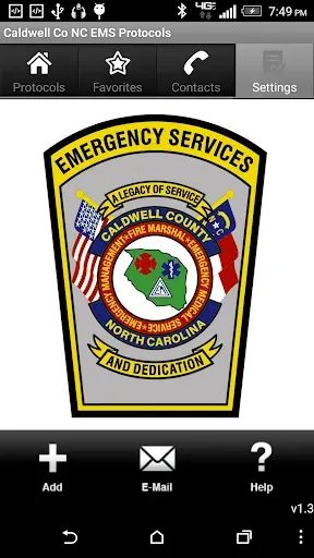 Скриншот 1 — Caldwell Co NC EMS Protocols