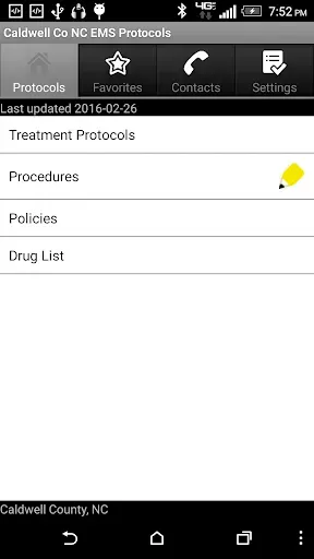 Скриншот 3 — Caldwell Co NC EMS Protocols