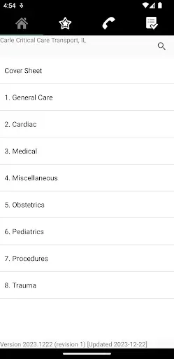 Скриншот 3 — Carle Critical Care Transport