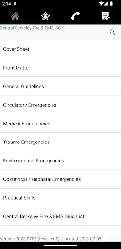 Скриншот 1 — Central Berkeley Fire & EMS